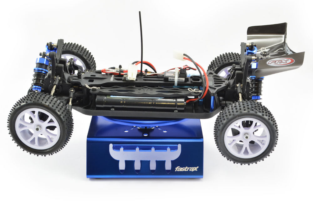 Fastrax Blue Alum Locking Rotating Car Maintenance Stand W/Magnet FAST407B