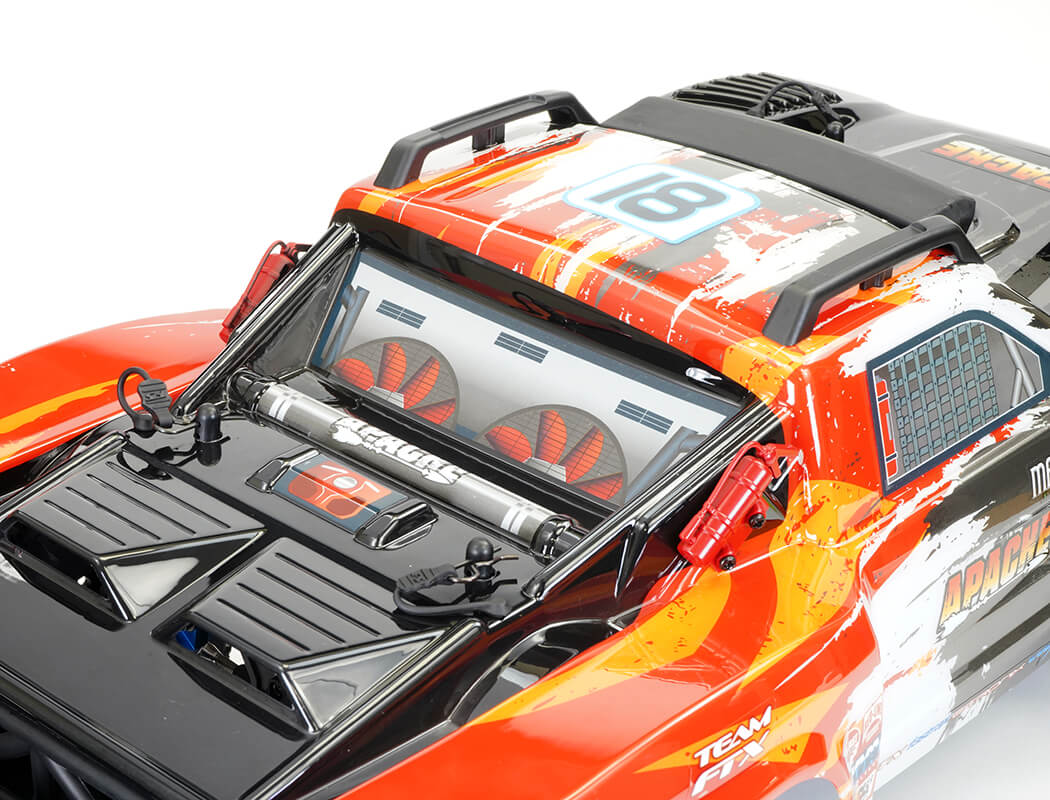 FTX Apache 1/10 Brushless Trophy Truck RTR - Red FTX5498R