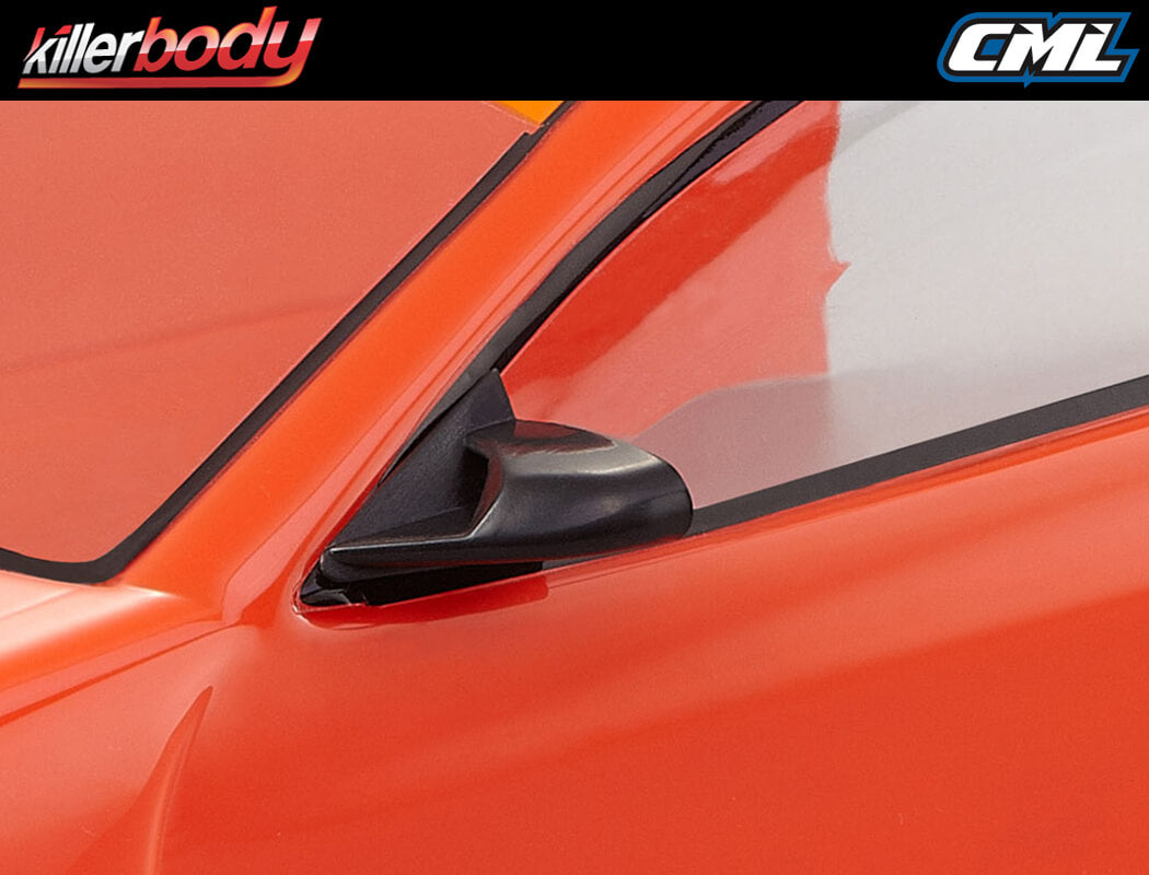 KILLERBODY 1/10 TC BASIC PLASTIC PARTS (BLACK FINISH)