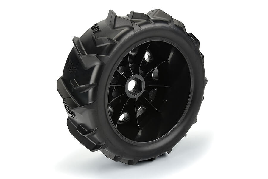 Pro-Line Proline Dumont Paddle Sand/Snow On 5.7" Raid Black Wheels PRO1020210