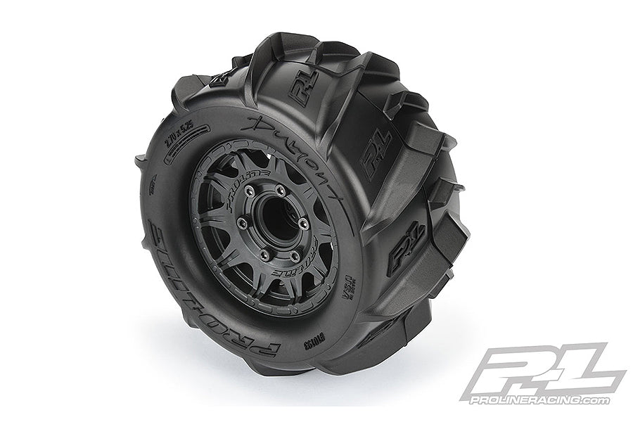 Pro-Line Proline Dumont 2.8" Sand Tyres Raid Blk 6X30 R/Hex 12Mm Wheel PL10193-10