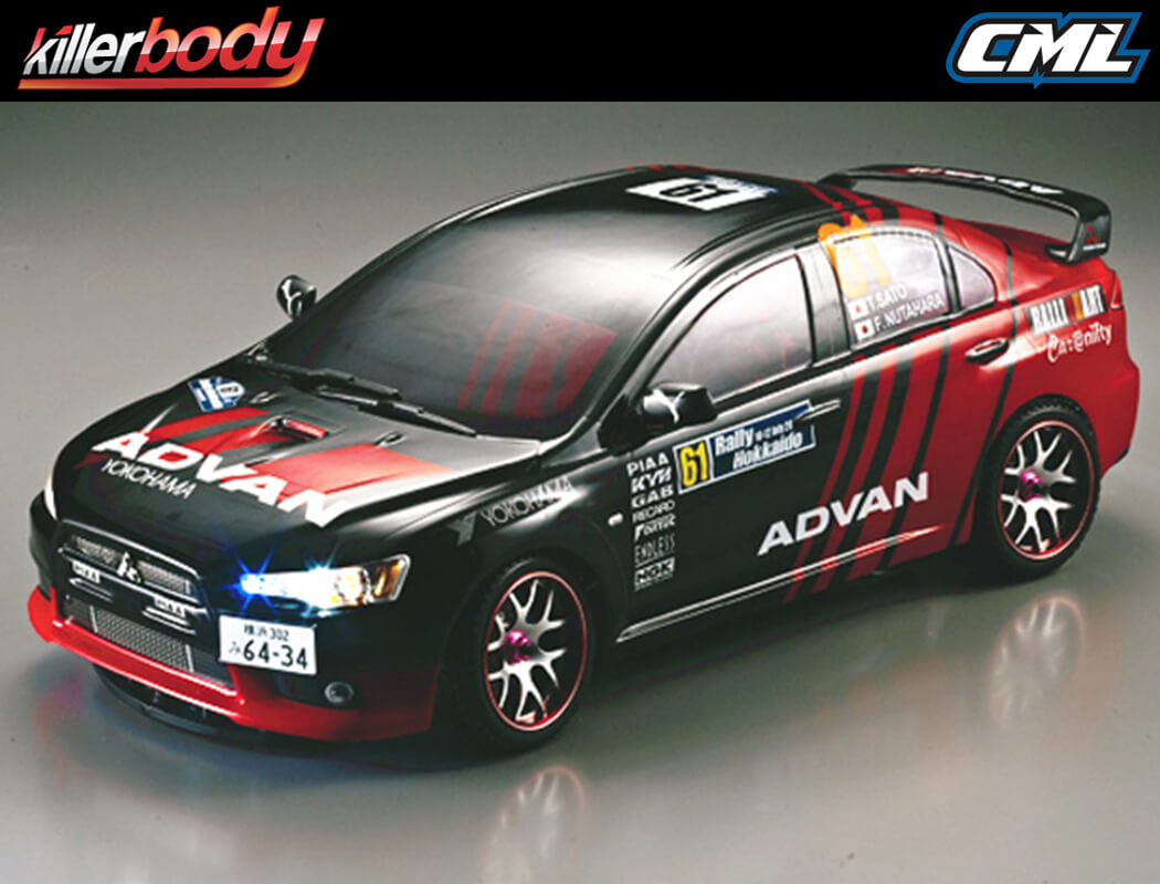 Killerbody Mitsubishi Lancer Evo X Finished Body Racing KB48002