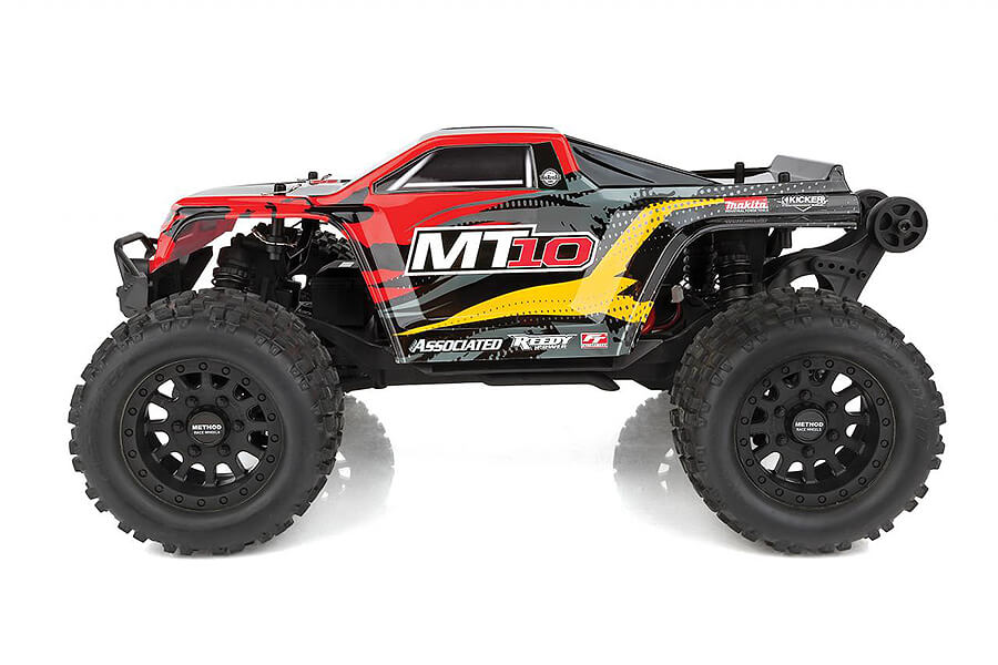 Team Associated Rival Mt10 V2 RTR Truck Brushless With 2S Battery And Charger AS20518C