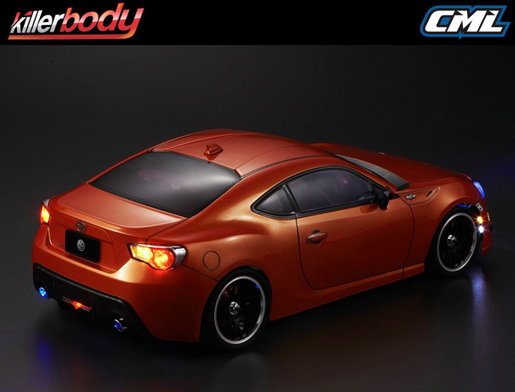 Killerbody Toyota 86 190Mm Clear Body KB48566
