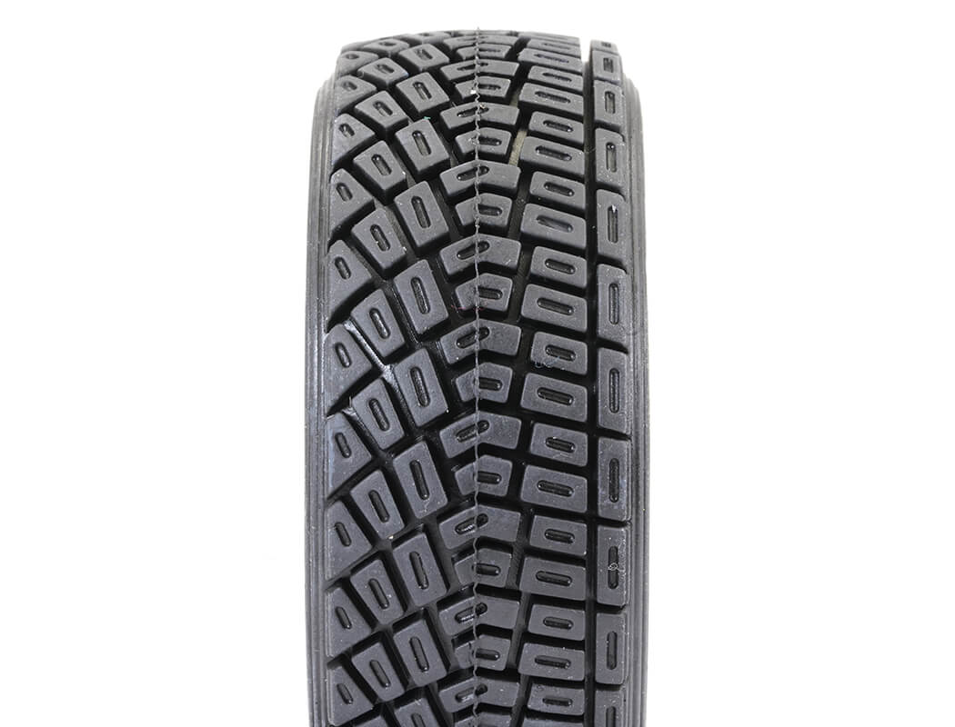 Fastrax 1/10Th Rally Angle Tyre/Wheel Set White (4) FAST0071W