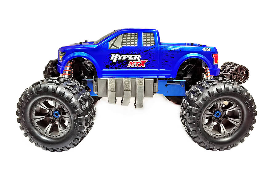 Hobao Hyper Monster Truck X Electric W/Hw150A Esc - Blue HB-MTXE-C150BU
