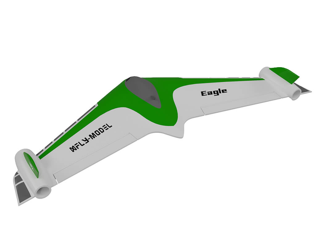 X-Fly Xfly Eagle 40Mm Edf Flying Wing With Gyro - Green (XF115PG-G)