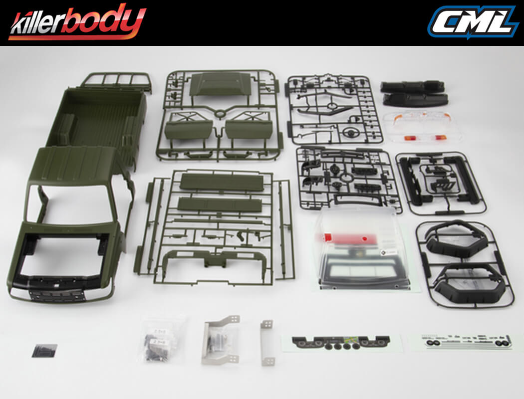 Killerbody Matte Green Toyota Land Cruiser 70 Hardbody Kit (Trx-4) KB48733