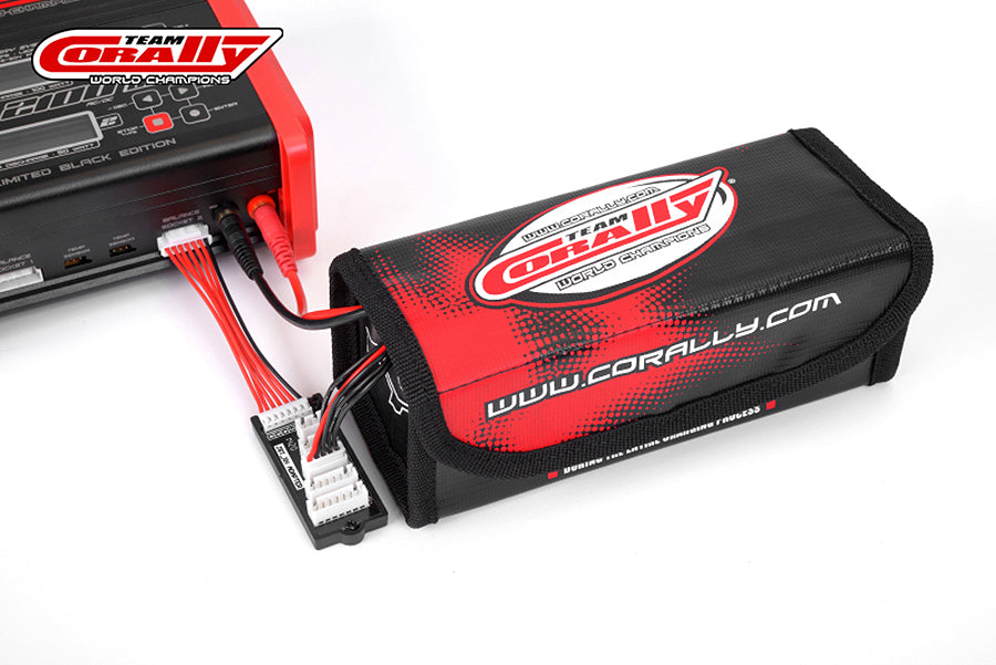 Corally Lipo Safe Bag Sport For 2 Pcs 2S Hard Case Battery Packs