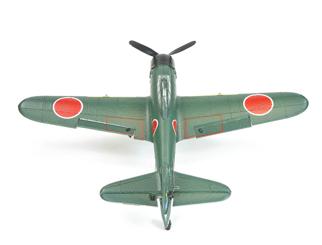 Volantex Mitsubishi Zero 4Ch 400Mm Brushed W/Gyro Epp Rtf V761-15