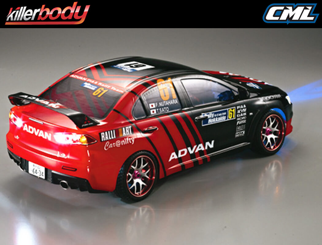 Killerbody Mitsubishi Lancer Evo X Finished Body Racing KB48002