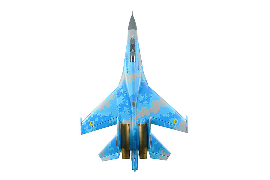 X-Fly Xfly Twin 50Mm Su-27 Edf 750Mm Jet W/O Tx/Rx/Batt - Blue Camo XF109P-C