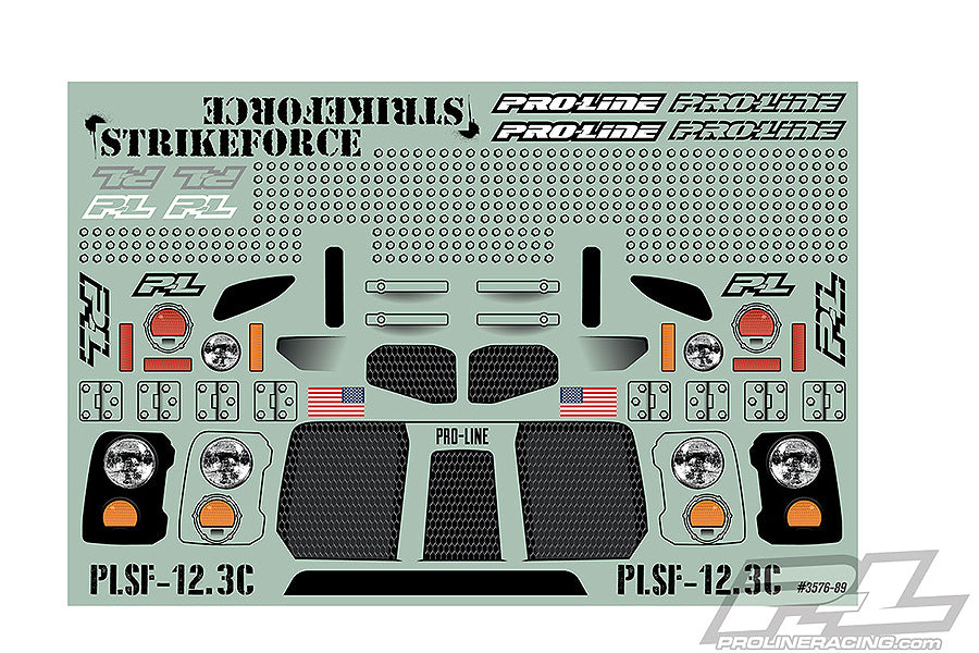 Pro-Line Proline Strikeforce Clear Body For 313Mm W/B Crawler PL3576-00