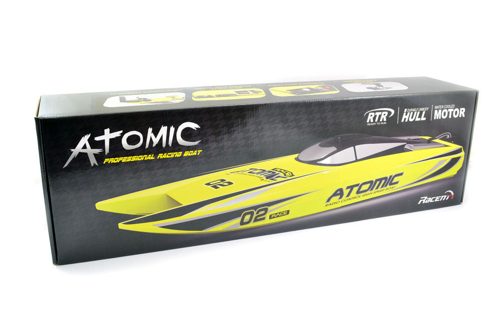 Volantex Racent Atomic 70Cm Brushless Racing Boat Ready to Run (Red)