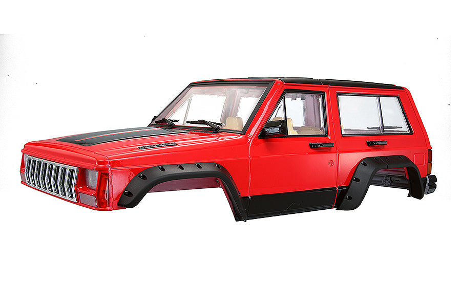 FASTRAX 1/10 ROCKEE FULLCAB & INTERIOR HARDBODY 313mm - RED