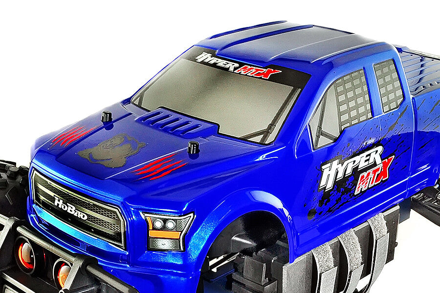 Hobao Hyper Monster Truck X Electric W/Hw150A Esc - Blue HB-MTXE-C150BU