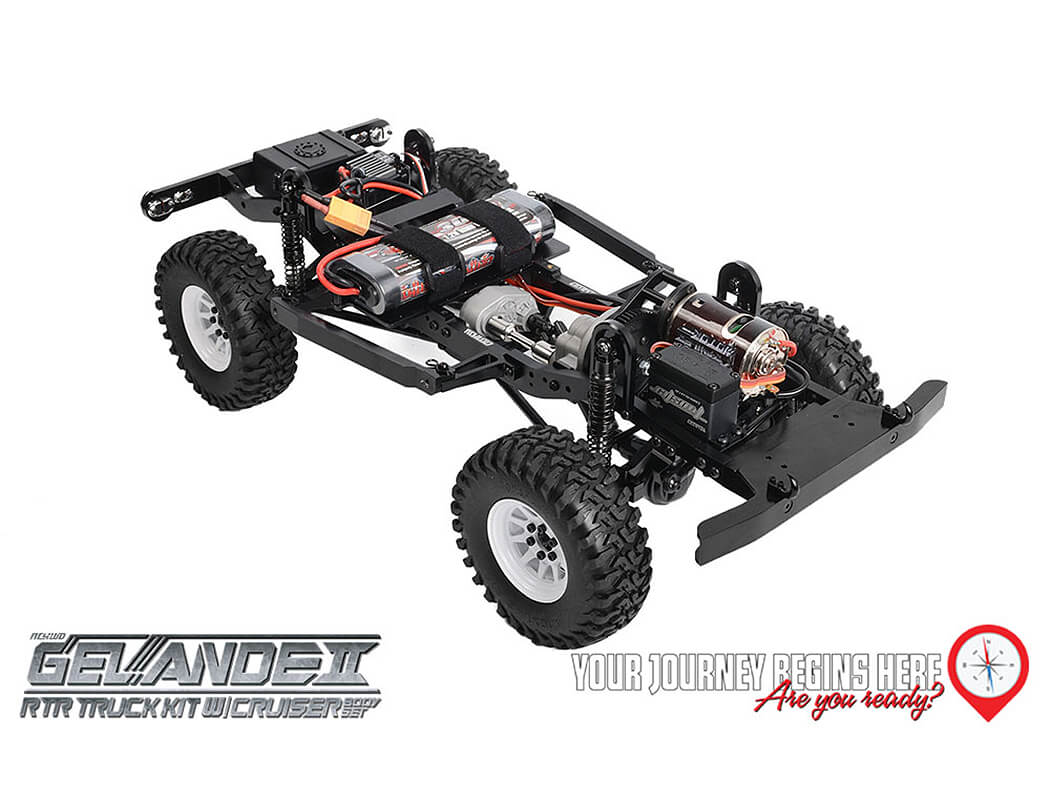 RC4WD GELANDE II RTR TRUCK W/CRUISER BODY SET (RED)