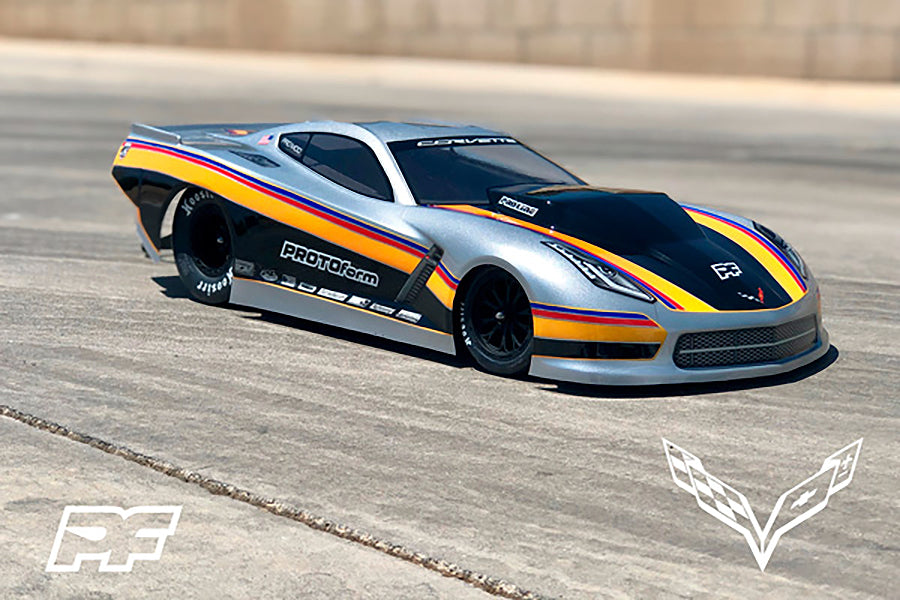 Pro-Line Protoform Chevrolet Corvette C7 Pro-Mod Drag Body For Slash PL1571-40