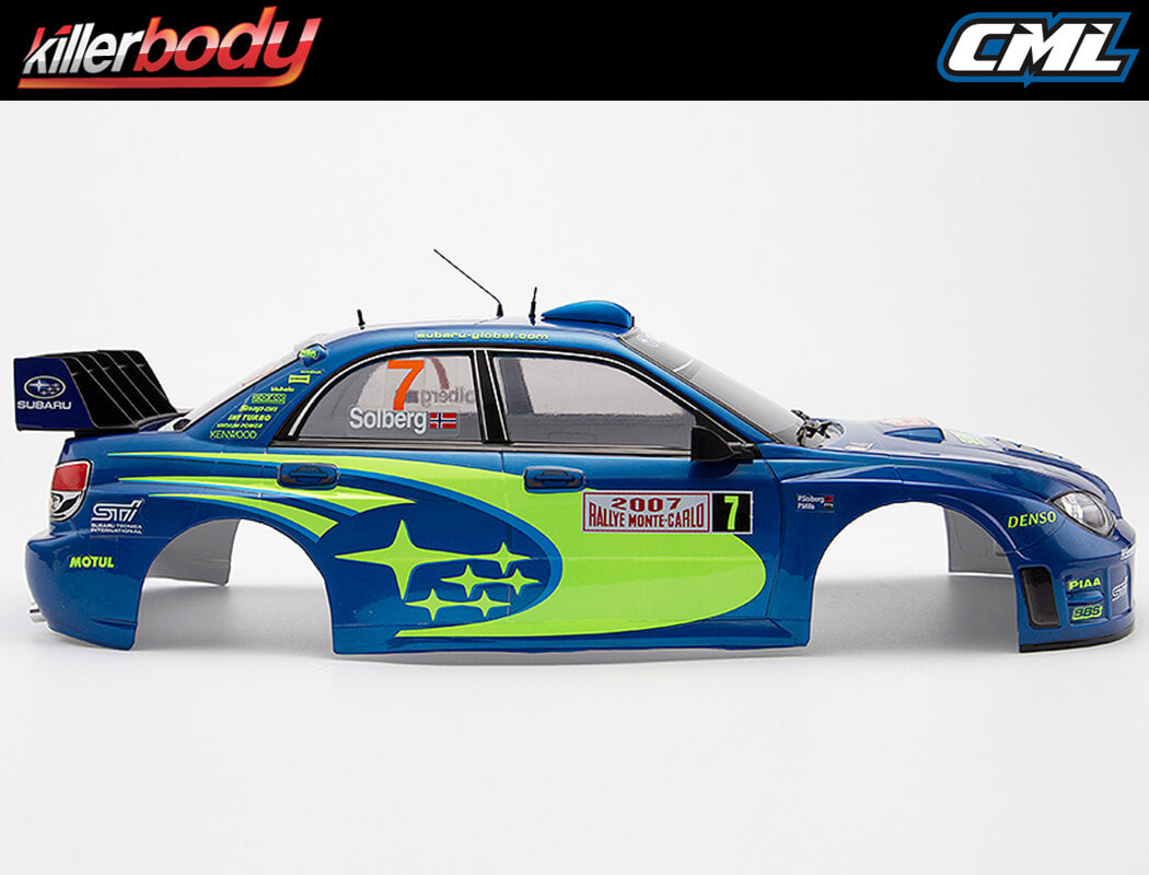 Killerbody Subaru Impreza Wrc 2007 Painted Blue Body Kit KB48762
