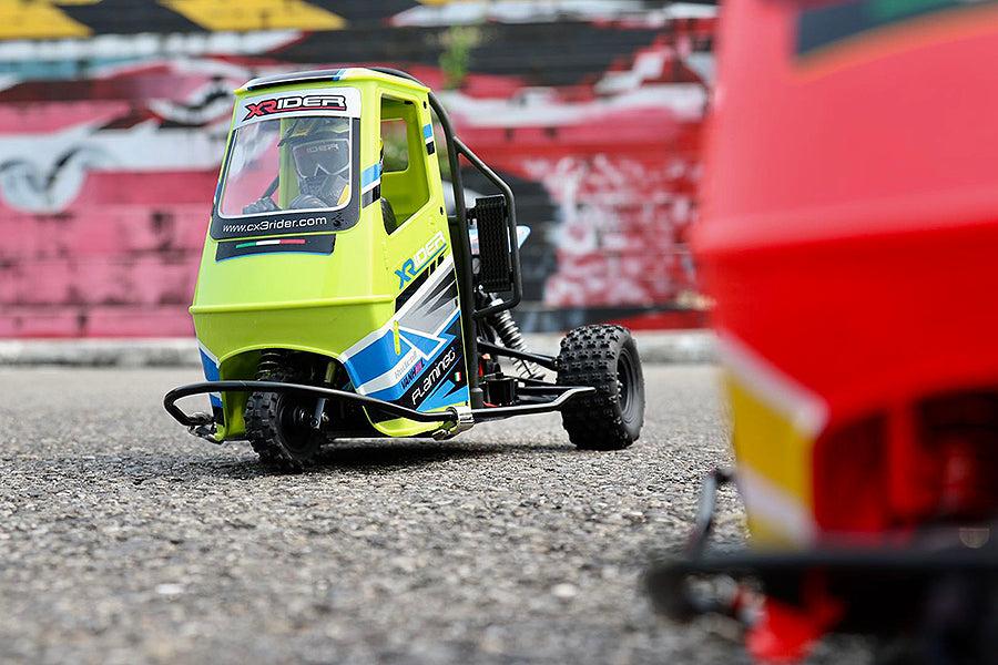 X-RIDER FLAMINGO 1/8 RC TRICYCLE RTR - GREEN