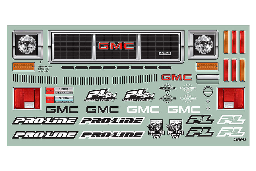 Pro-Line Proline 1973 Gmc Sierra 3500 Clear Body 313 Crawler Dually PRO359000