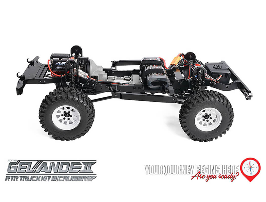 RC4WD GELANDE II RTR TRUCK W/CRUISER BODY SET (RED)