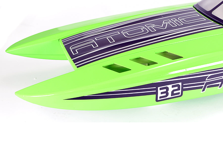Volantex Atomic SR85 Brushless RC Boat – Green, No Battery, 75kph