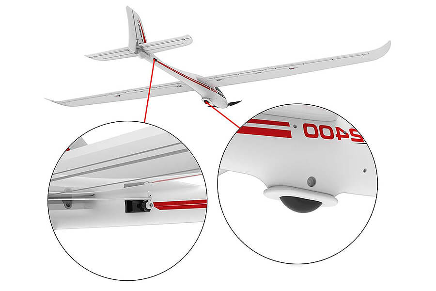 Volantex Phoenix 2400Mm Glider W/Abs Fuselage Artf V759-03