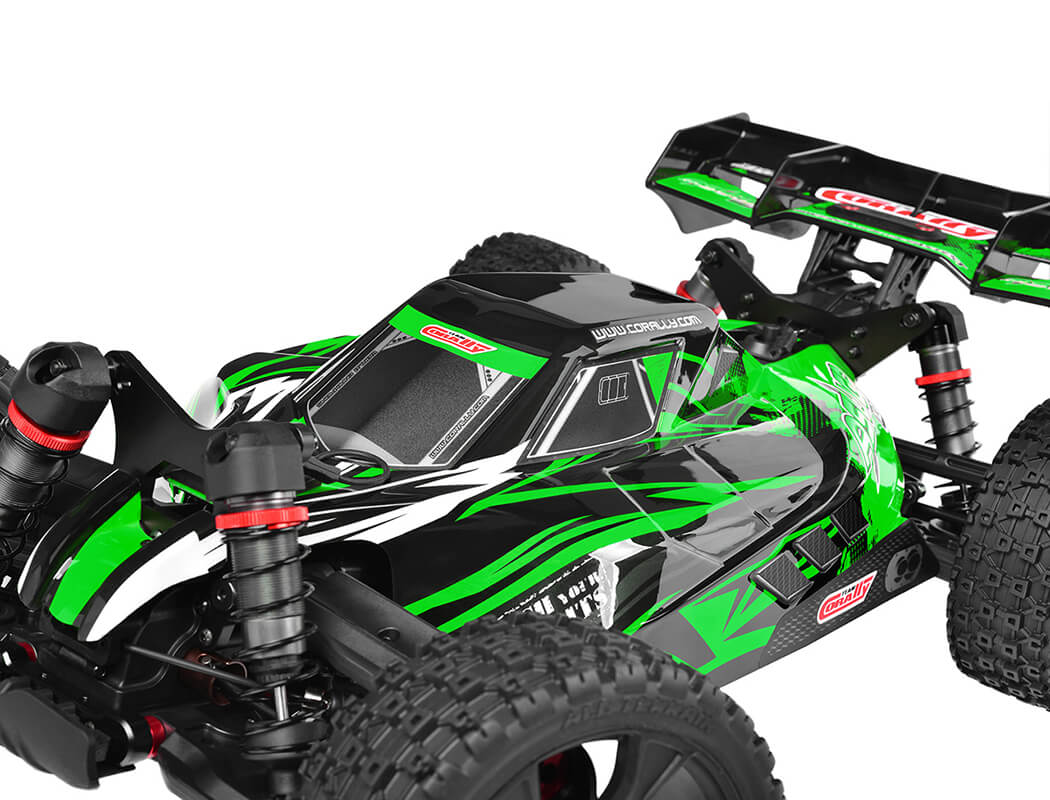 Corally Asuga Xlr 6S Roller Buggy Chassis - Green C-00488-G