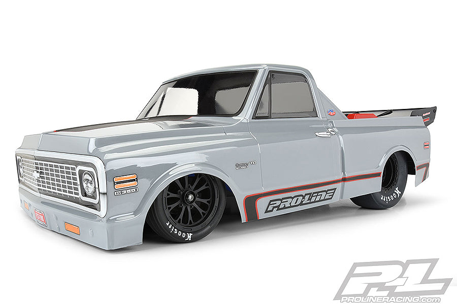 Pro-Line Proline 1972 Chevy C-10 Clear Drag Body For 2Wd Drag Truck PL3557-00