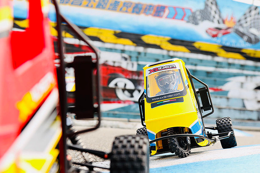 X-RIDER FLAMINGO 1/8 RC TRICYCLE RTR - YELLOW