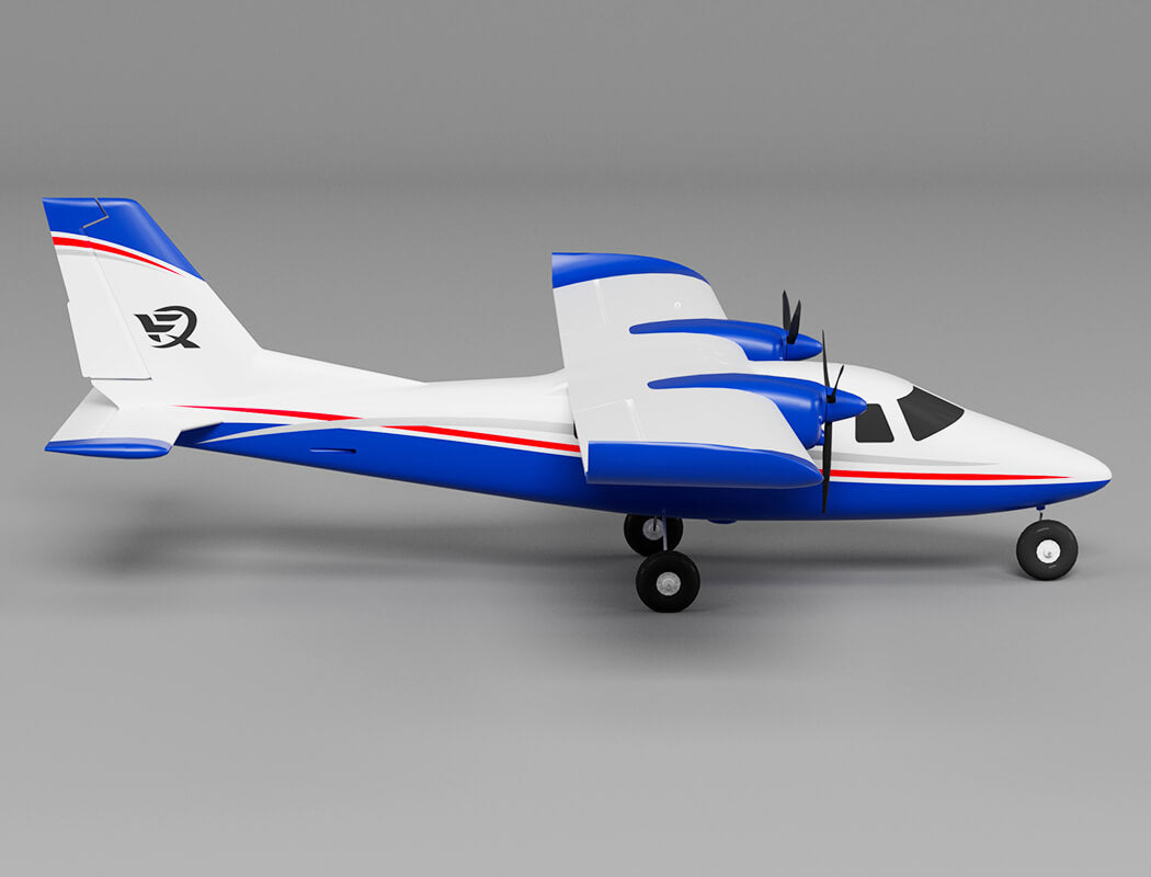 X-Fly Xfly P68 Twin 850Mm Wingspan Without Tx/Rx/Battery - Blue XF114P-B