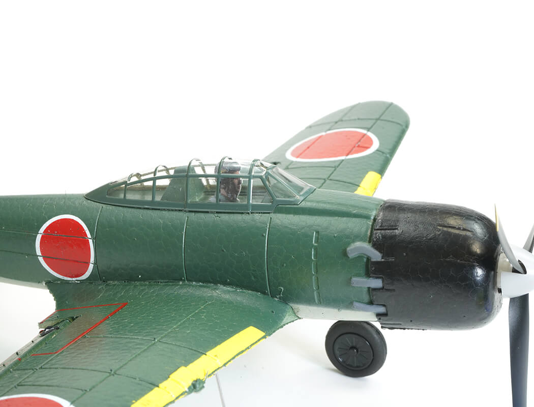 Volantex Mitsubishi Zero 4Ch 400Mm Brushed W/Gyro Epp Rtf V761-15