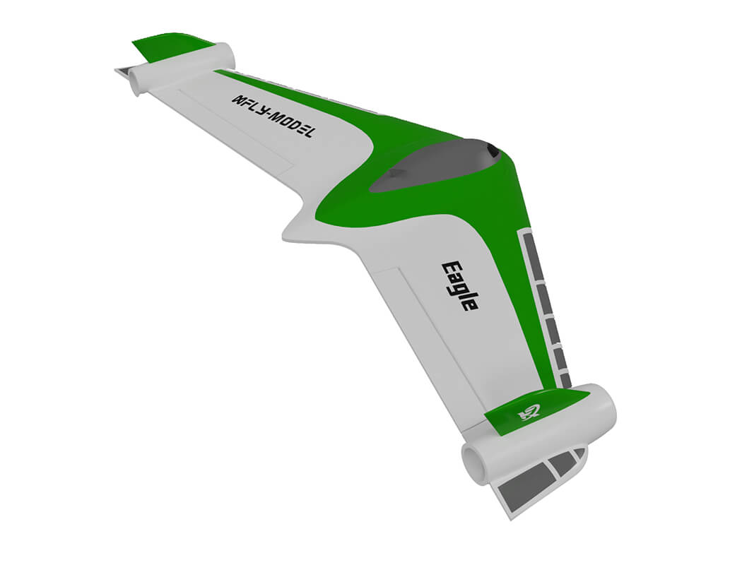X-Fly Xfly Eagle 40Mm Edf Flying Wing With Gyro - Green (XF115PG-G)