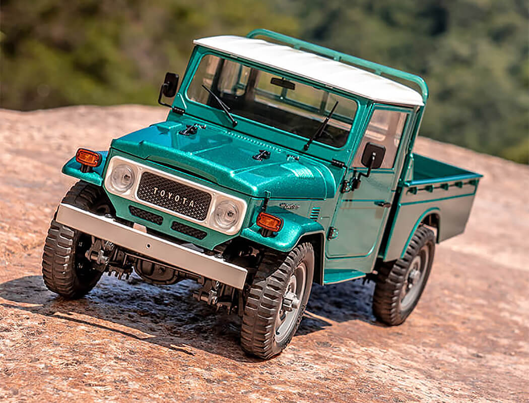 FMS Toyota Fj45 1/12Th Scaler RTR Green FMS11203RTRGN