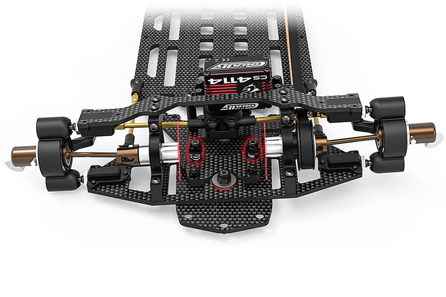 CORALLY SSX823 CAR KIT CHASSIS KIT ONLY, NO ELEC /BODY/TIRES