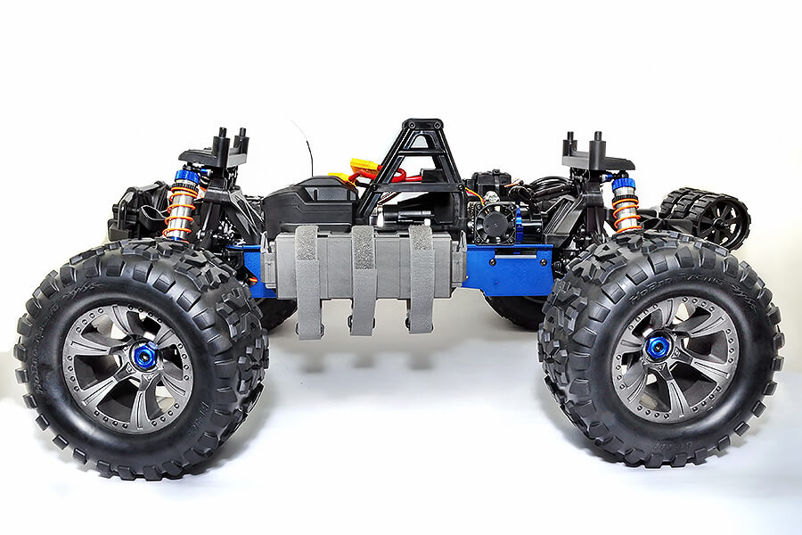 Hobao Hyper Monster Truck X Electric W/Hw150A Esc - Blue HB-MTXE-C150BU