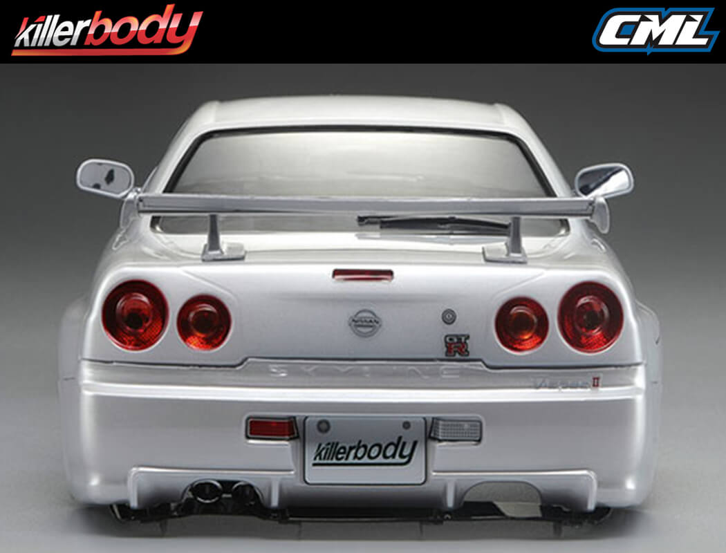 Killerbody Nissan Skyline R34 195Mm Finished Body-White KB48644