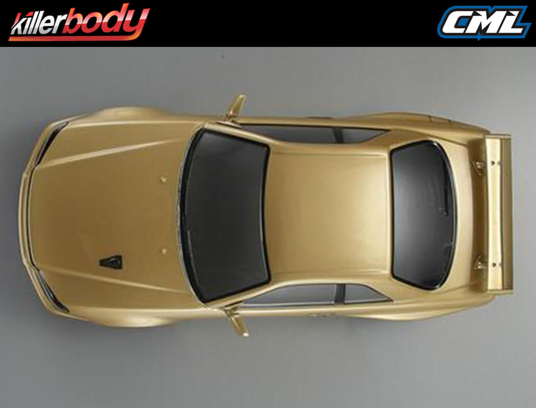 KILLERBODY NISSAN SKYLINE R34 195MM FINISHED BODY-GOLD