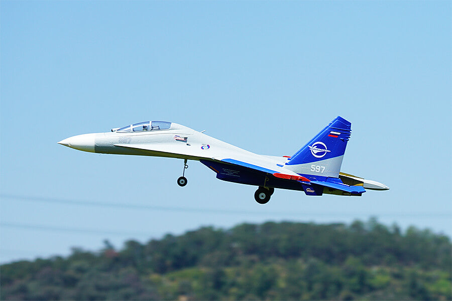 X-Fly Xfly Twin 50Mm Su-27 Edf 750Mm Jet W/O Tx/Rx/Batt - Grey XF109P-F