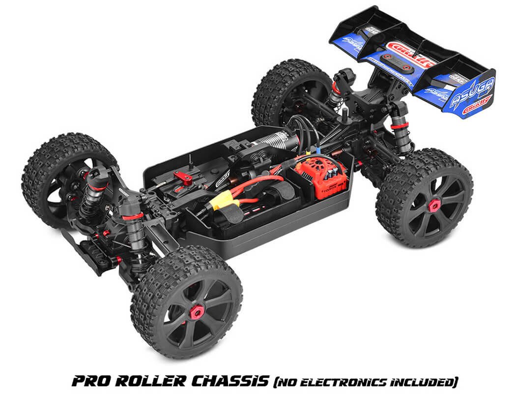Corally Asuga Xlr 6S Roller Buggy Chassis - Blue C-00488-B