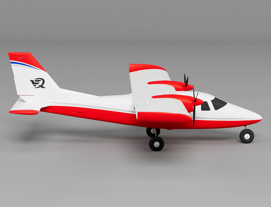 X-Fly Xfly P68 Twin 850Mm Wingspan Without Tx/Rx/Battery - Red XF114P-R