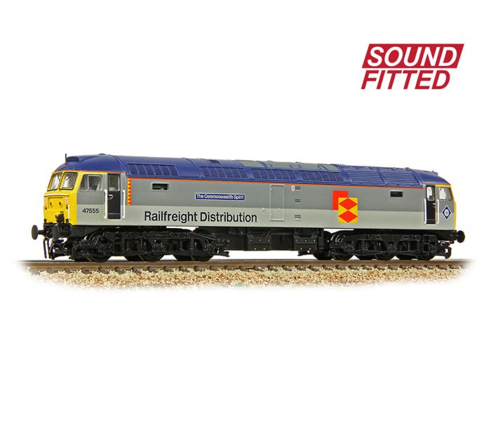 Graham Farish Class 47/4 47555 'The Commonwealth Spirit' BR RF Distribution European 372-263SF