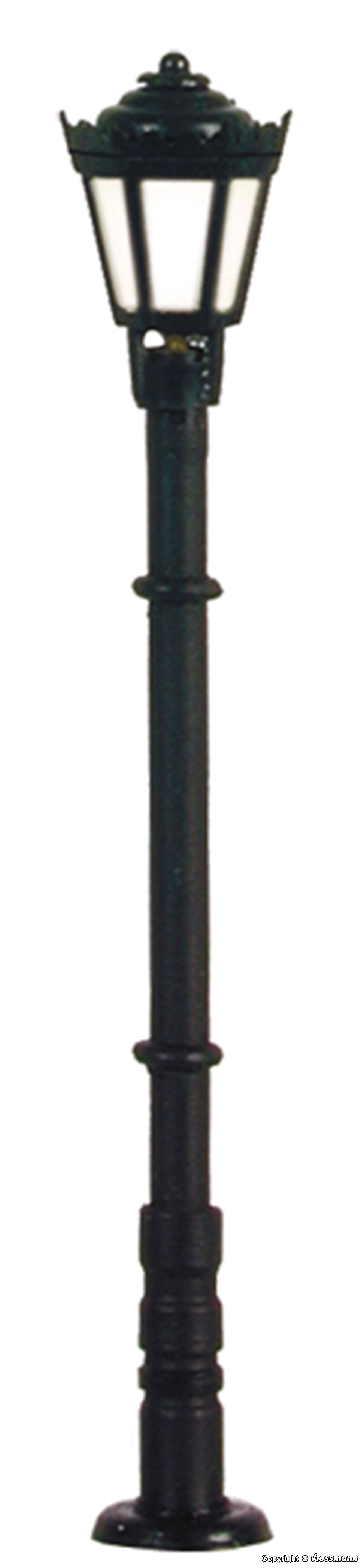Gaugemaster TT120 Park Lamp Black 46mm LED Warm White GM3820503 - Railway Electronics