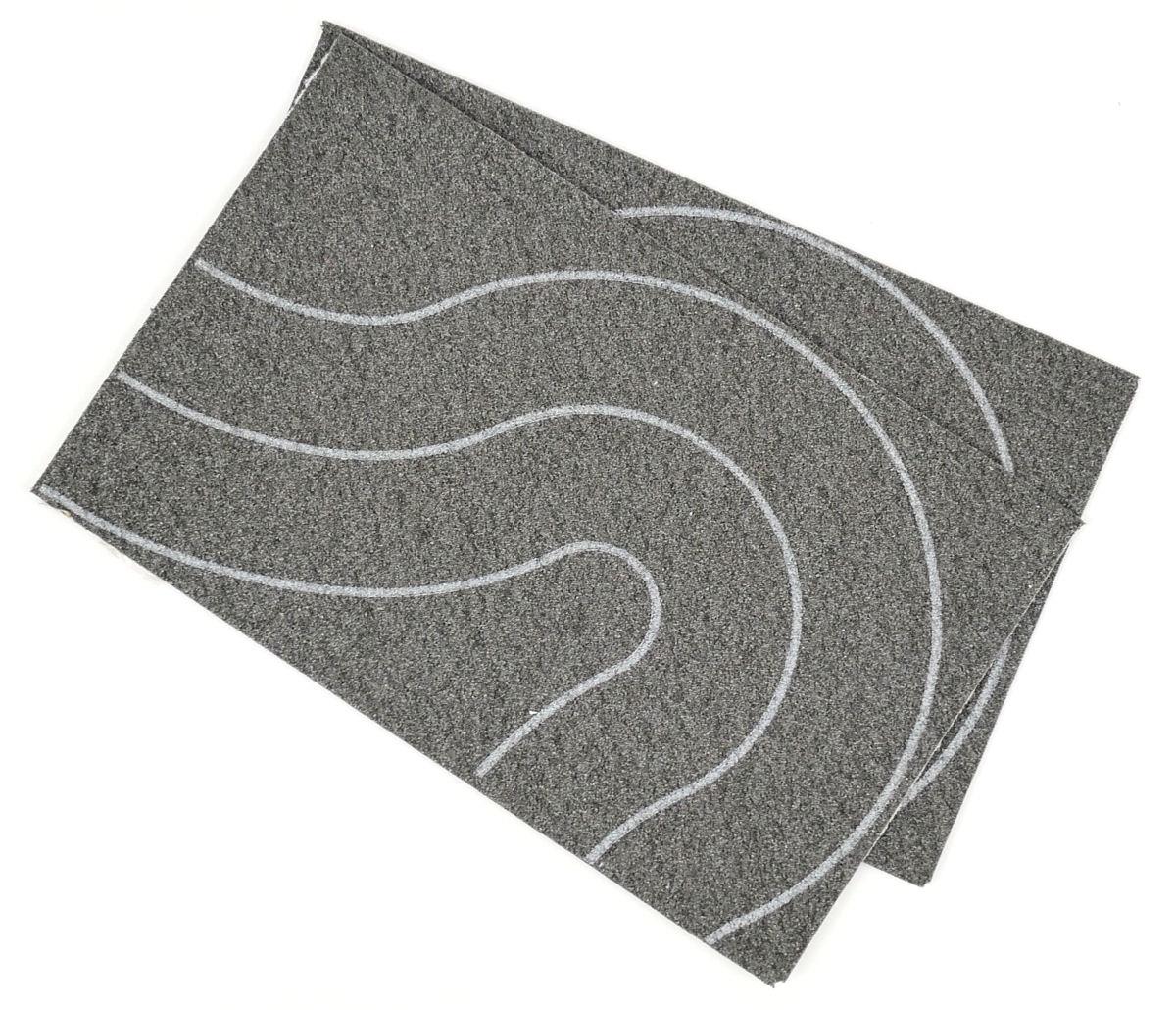 Gaugemaster Highways Self Adhesive Tarmac Road Universal Curves N (40mm) 2pcs GM391
