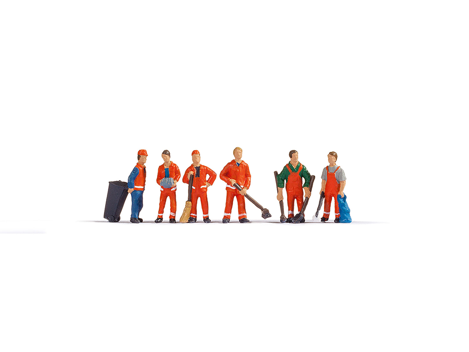 Gaugemaster TT120 City Cleaners (6) Figure Set GM3910151 - Figures & Animals