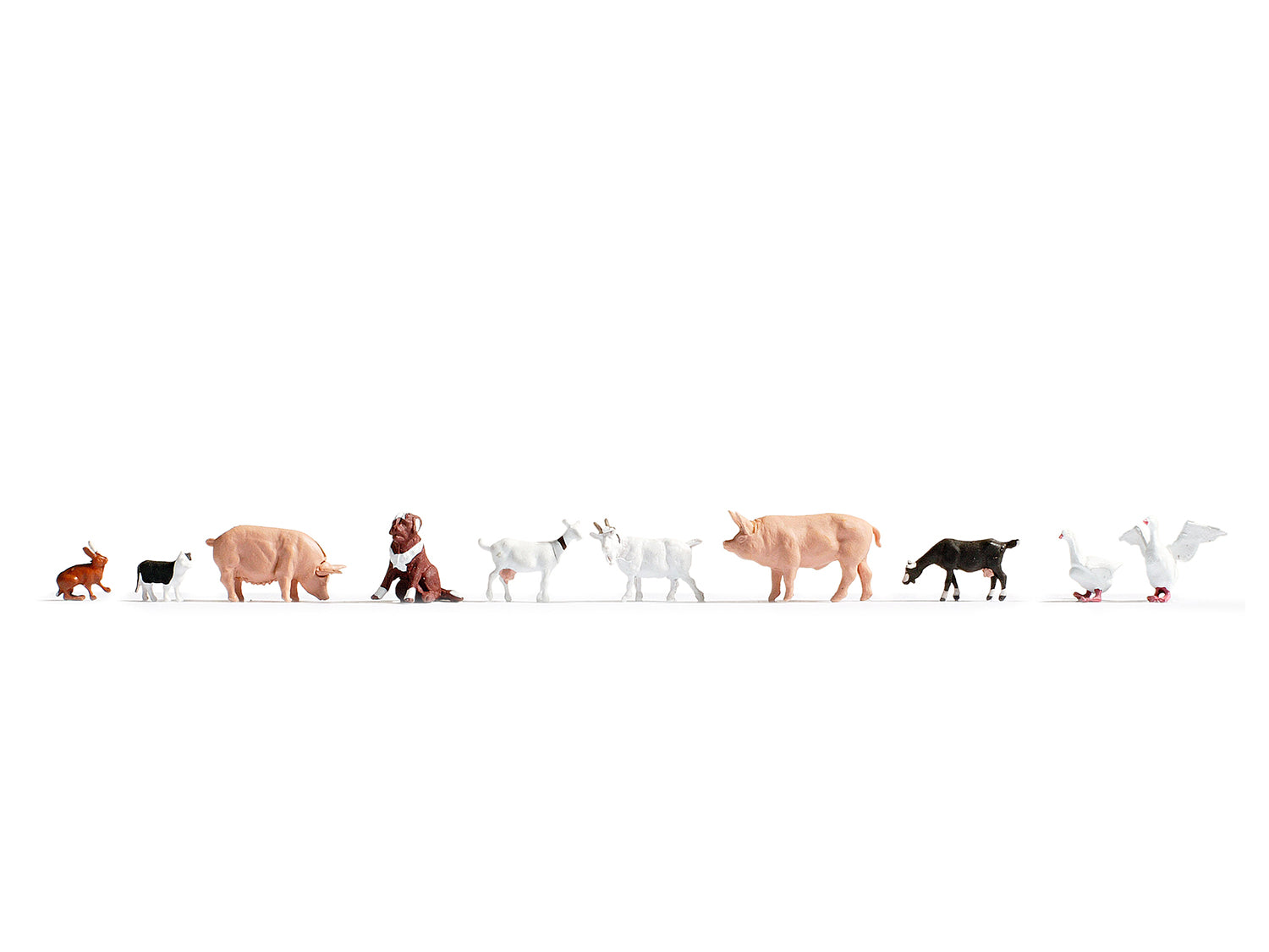 Gaugemaster TT120 Farm Animals (10) Figure Set GM3910155 - Figures & Animals