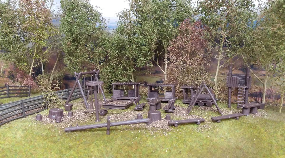 GM Structures Fordhampton Play Park Kit GM416