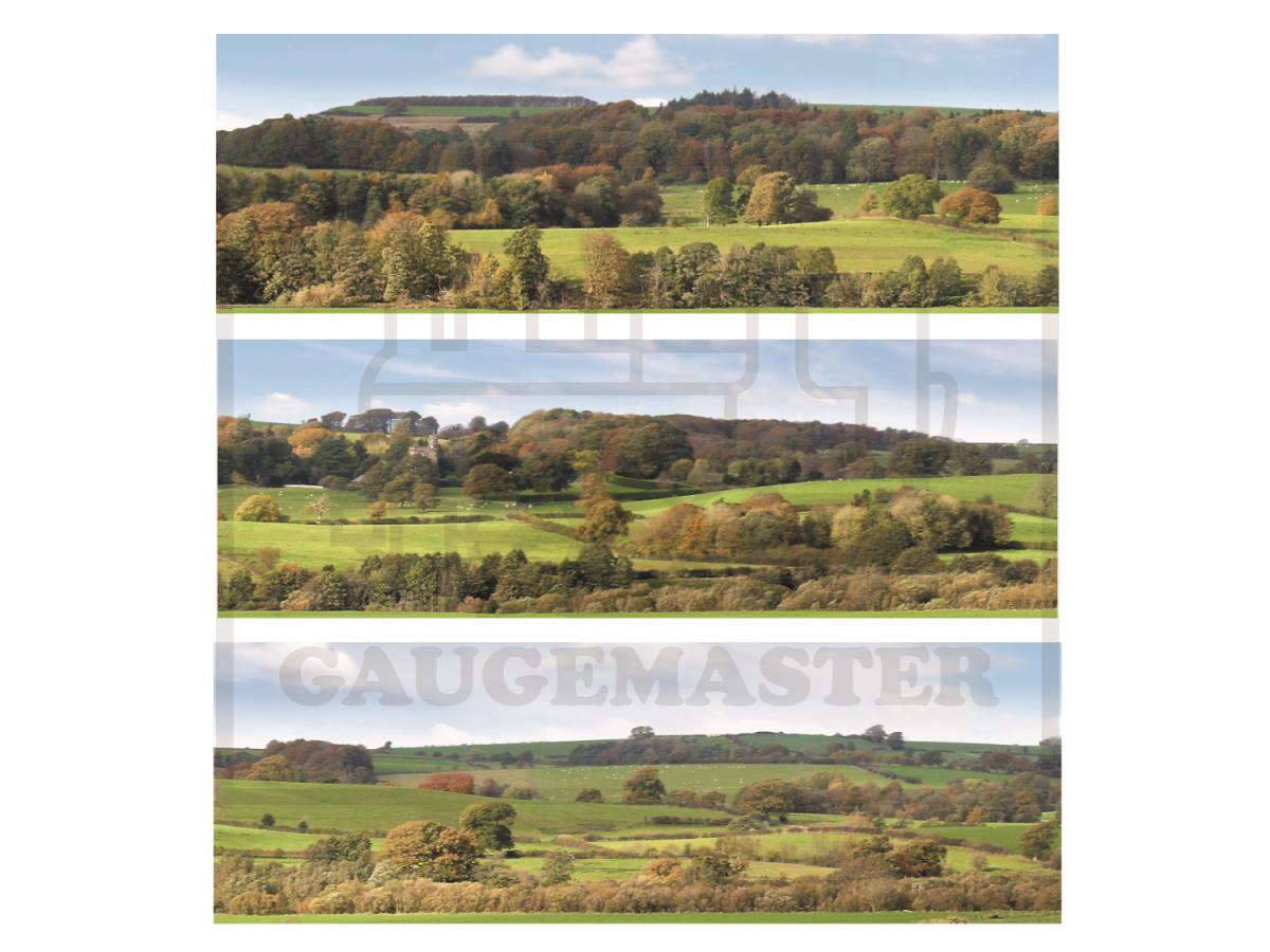 Gaugemaster Scenics The Dales Large Photo Backscene (2744x304mm) GM709