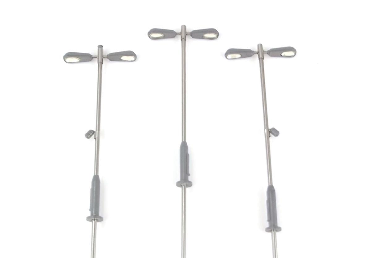 Gaugemaster Lighting Modern Double Head Adjustable Height Lamps (3) GM830
